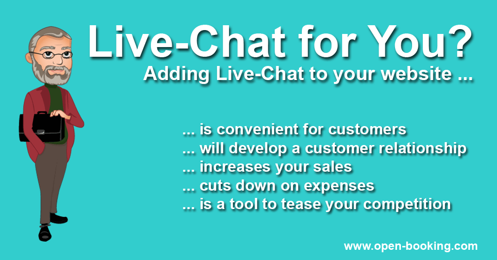 A Live-Chat Will Raise Conversion